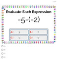 Addition and Subtraction of Integers, including Word Problems: GOOGLE Forms Quiz - 40 Problems