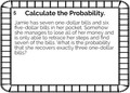 Probability involving Permutations and Combinations: 20 Task Cards