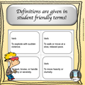 Power Words! Vocabulary Building Flashcards and Word Wall Set 3