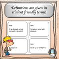 Power Words! Vocabulary Building Flashcards and Word Wall Introductory Set- FREE