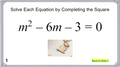 Solving Quadratic Equations by Completing the Square:  Google Slides Picture Puzzle - 16 Problems