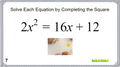 Solving Quadratic Equations by Completing the Square:  Google Slides Picture Puzzle - 16 Problems