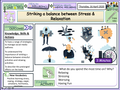 Balancing Stress and Relaxation Lesson