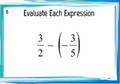 Adding and Subtracting Improper Fractions: GOOGLE Slides - 20 Problems