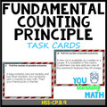 Fundamental Counting Principle: 20 Task Cards
