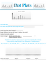 Dot Plot Instructional Video  & Editable Notes