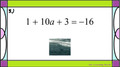 Solving Multi-Step Equations: GOOGLE Slides Picture Puzzle - 20 Problems