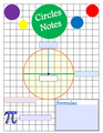 Radius, Diameter, Circumference & Pi - Notes are in PDF & Word Format