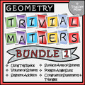 Trivial Matters Activity BUNDLE 1 - Geometry