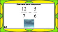 Adding and Subtracting Improper Fractions: Google Slides Picture Puzzle - 20 Problems