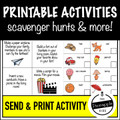 Learning Activities: Scavenger Hunts, Writing Prompts + More!