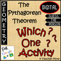 The Pythagorean Theorem - Which One? Digital Activity