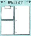 Digital Research Report Template for Google Classroom