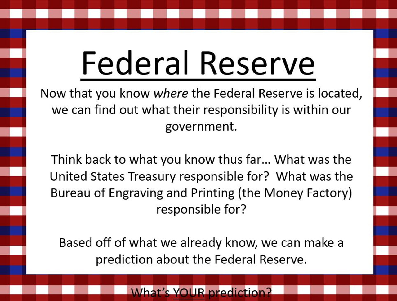 The United States Government: The Treasury, Federal Reserve, & Money Factory