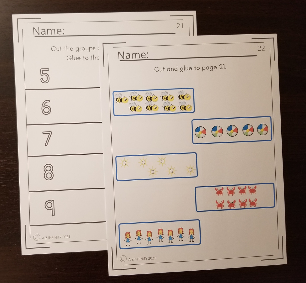 Printable Letters Numbers and Shapes