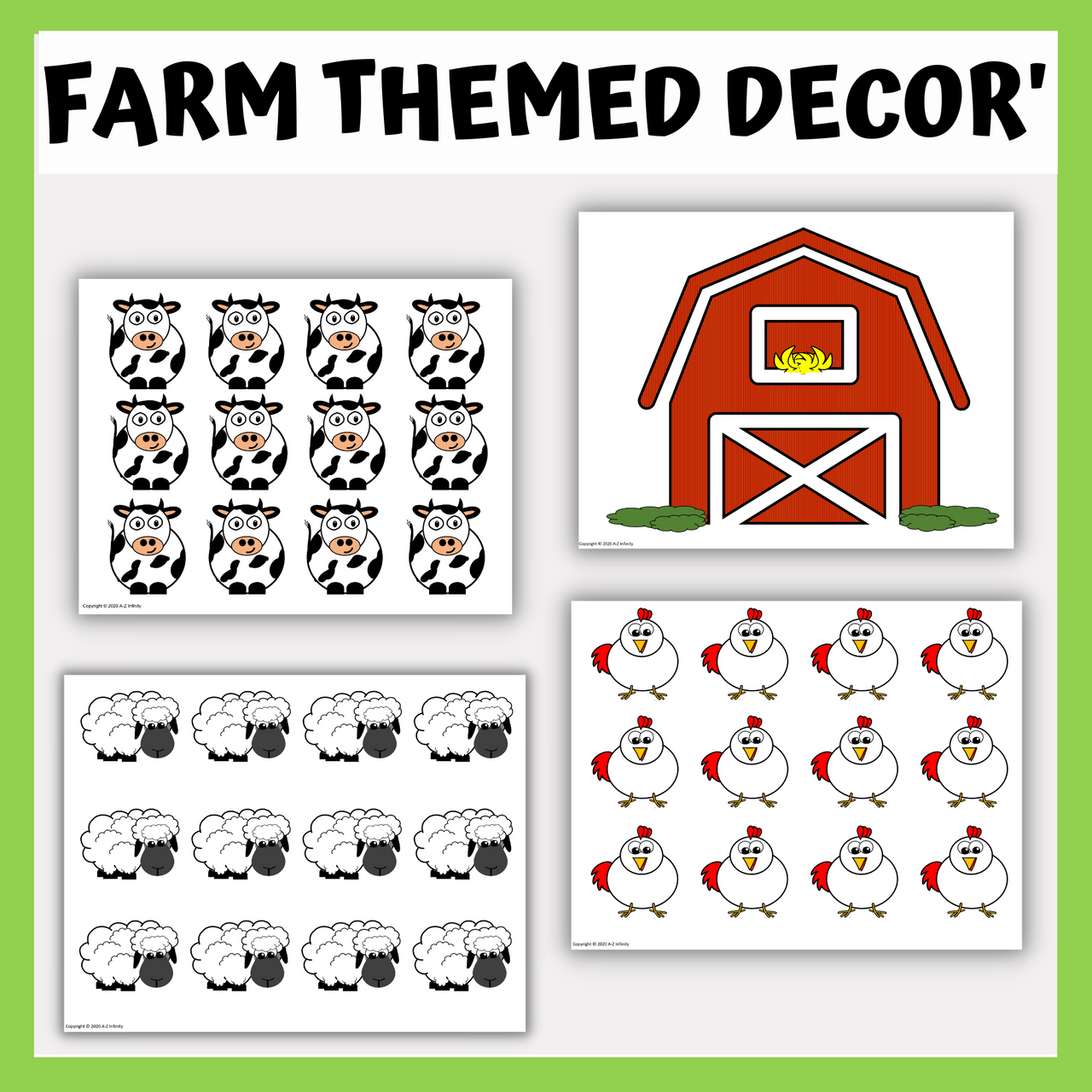Farm Themed Classroom Decorations