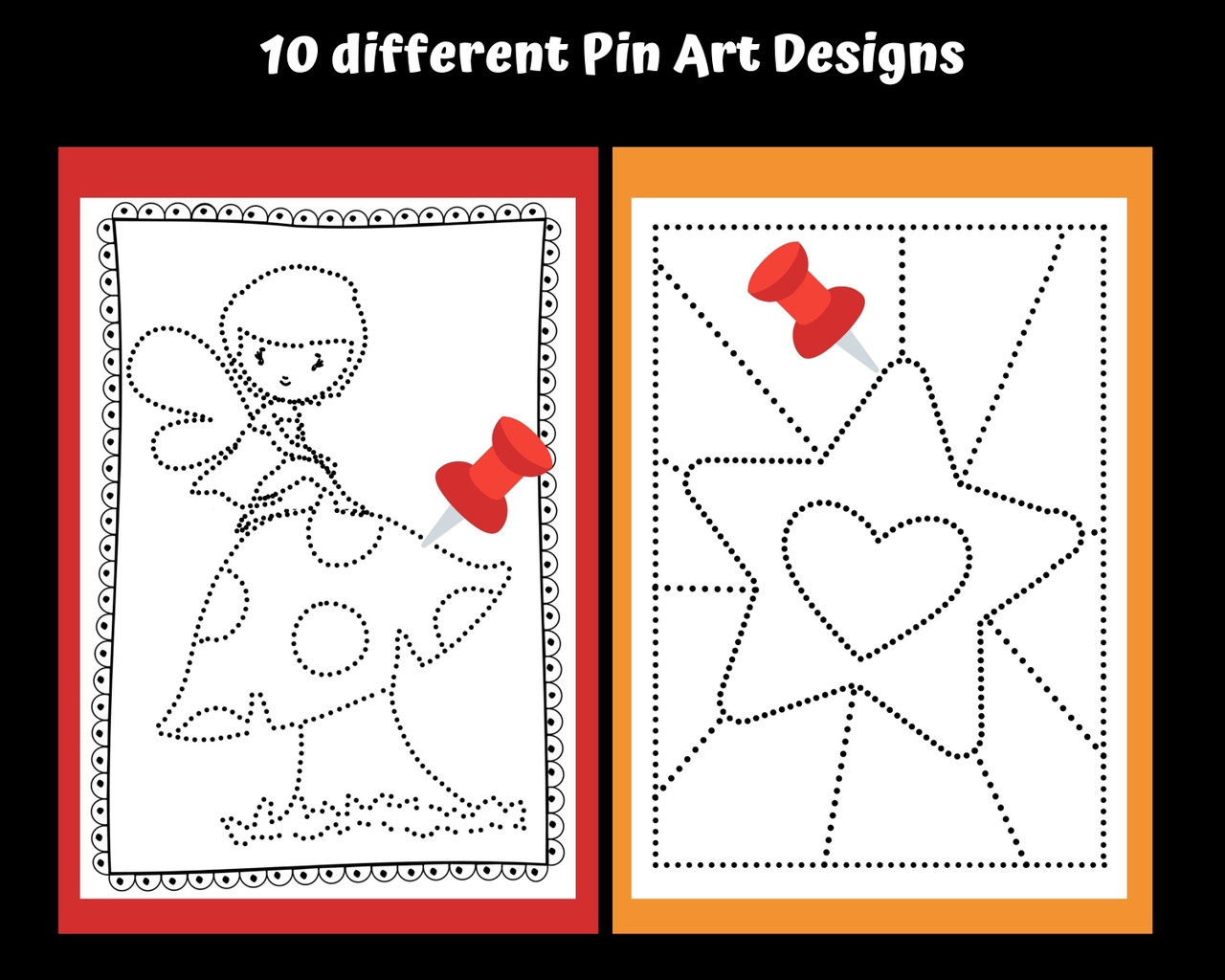 Fairy Themed Pin Art - Poke Art - Amped Up Learning