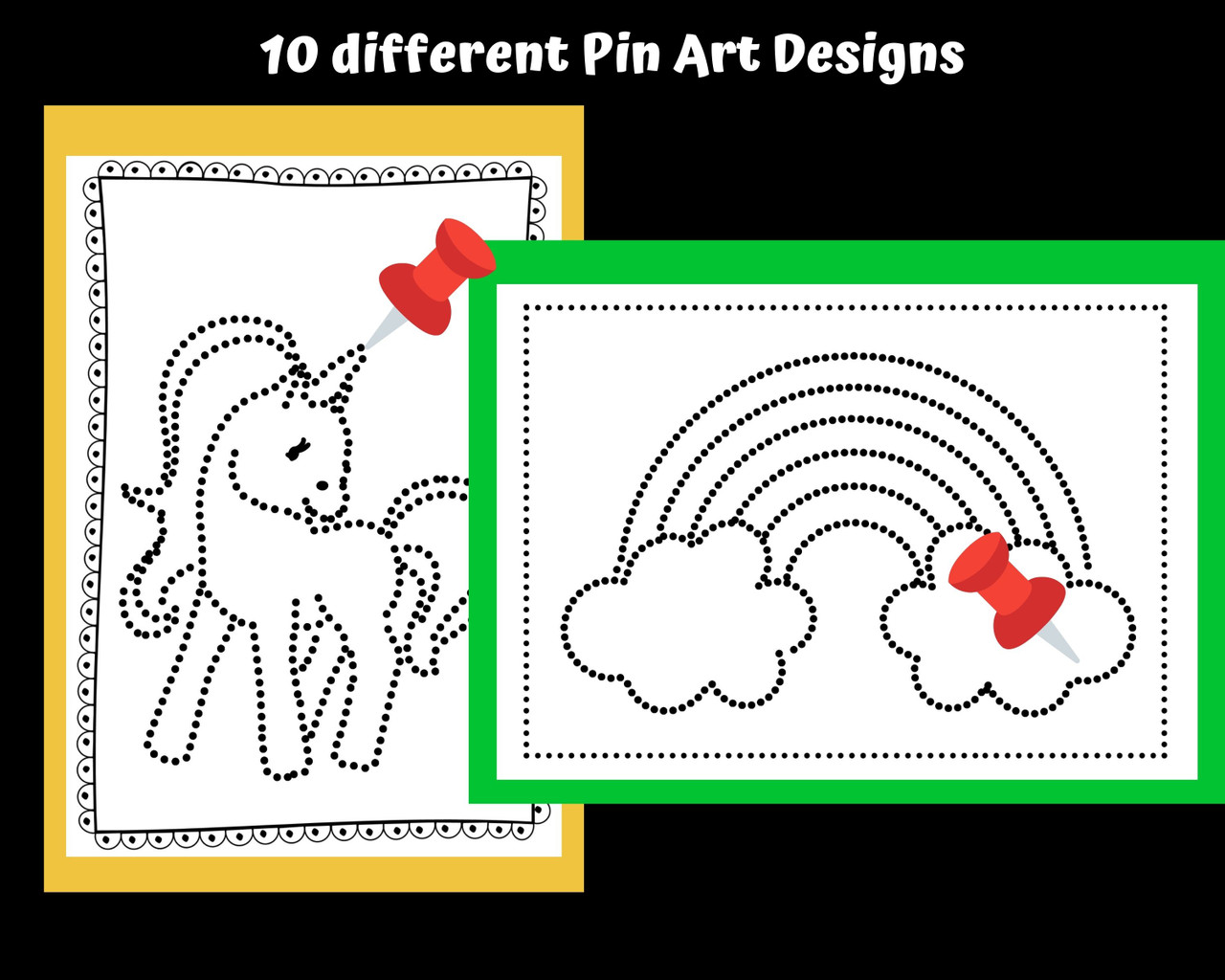Fairy Themed Pin Art - Poke Art - Amped Up Learning