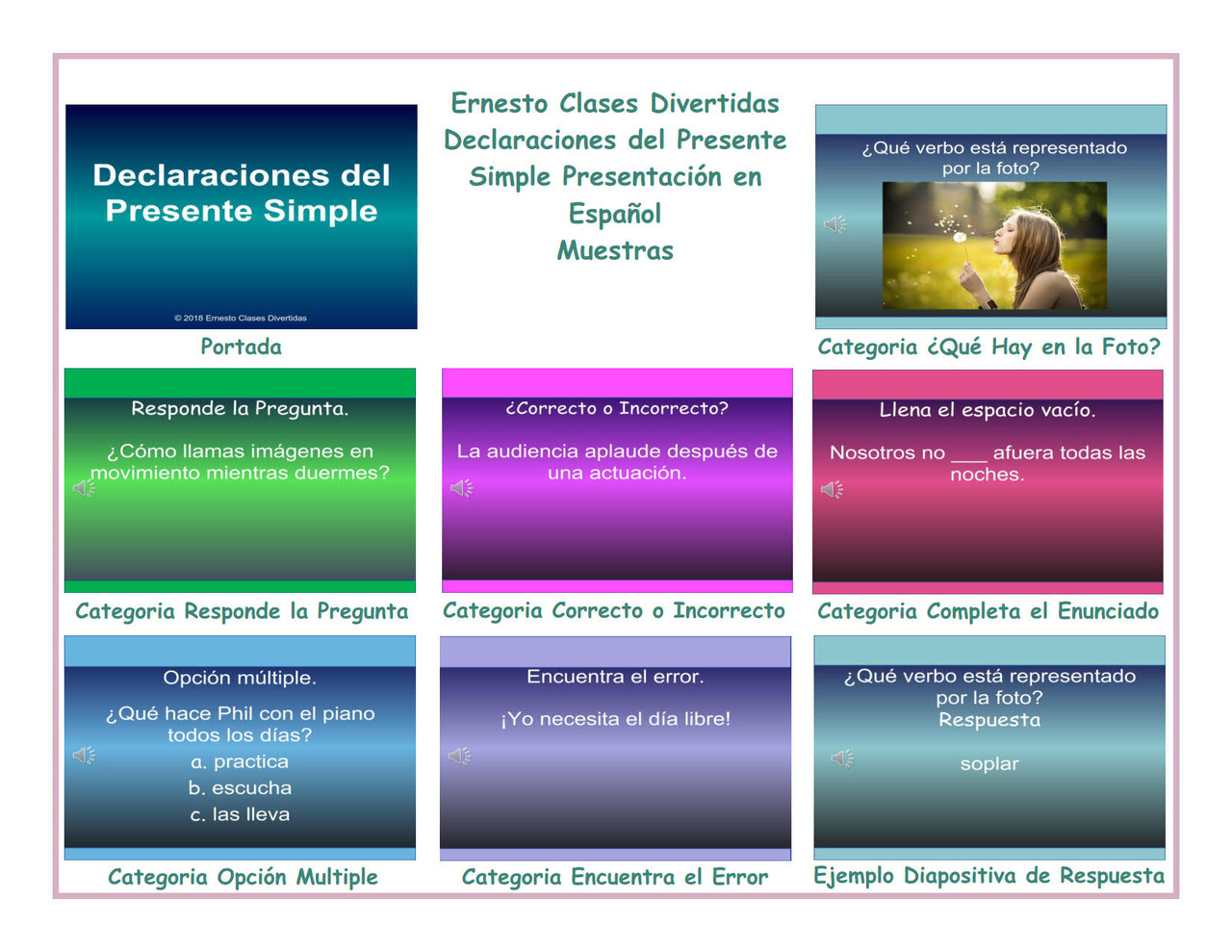 Present Simple Tense  Spanish PowerPoint Presentations
