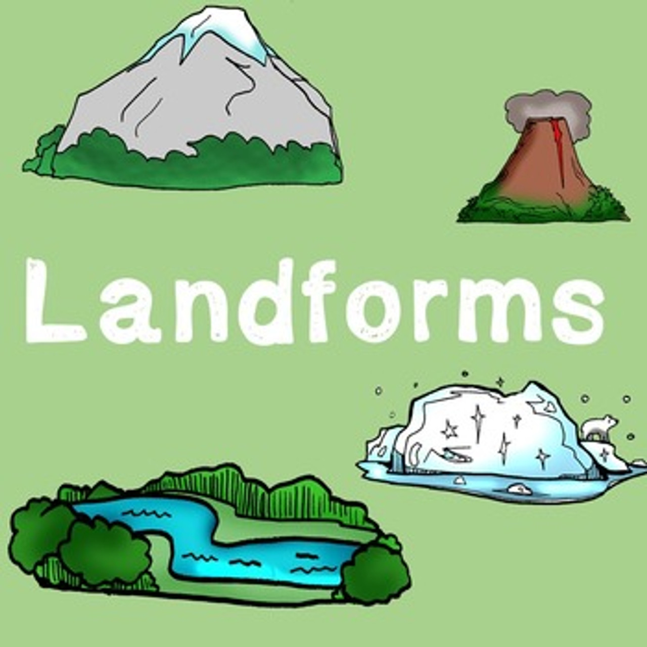 landforms drawing - YouTube