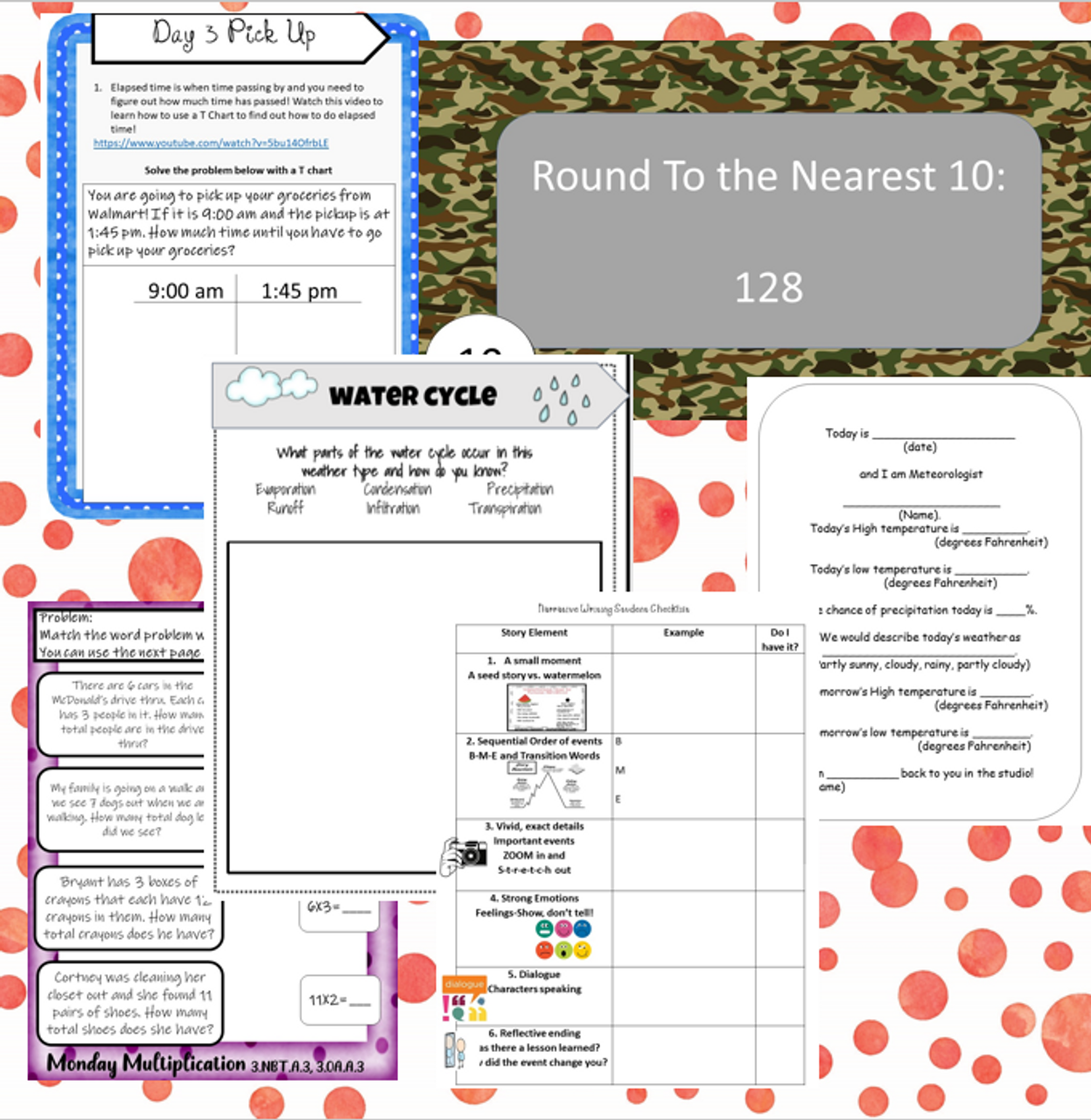 Distance Learning 3rd Grade Beginning of the Year Ultimate Starter Pack