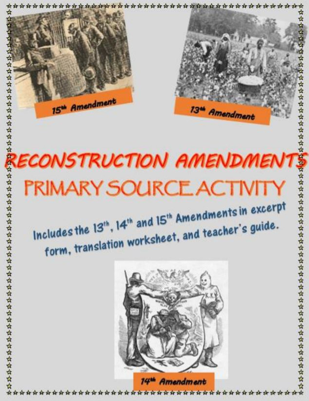 reconstruction amendments