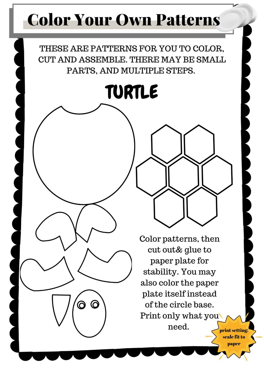 Color your own patterns available in easy (not pictured) and advanced, as shown with more parts