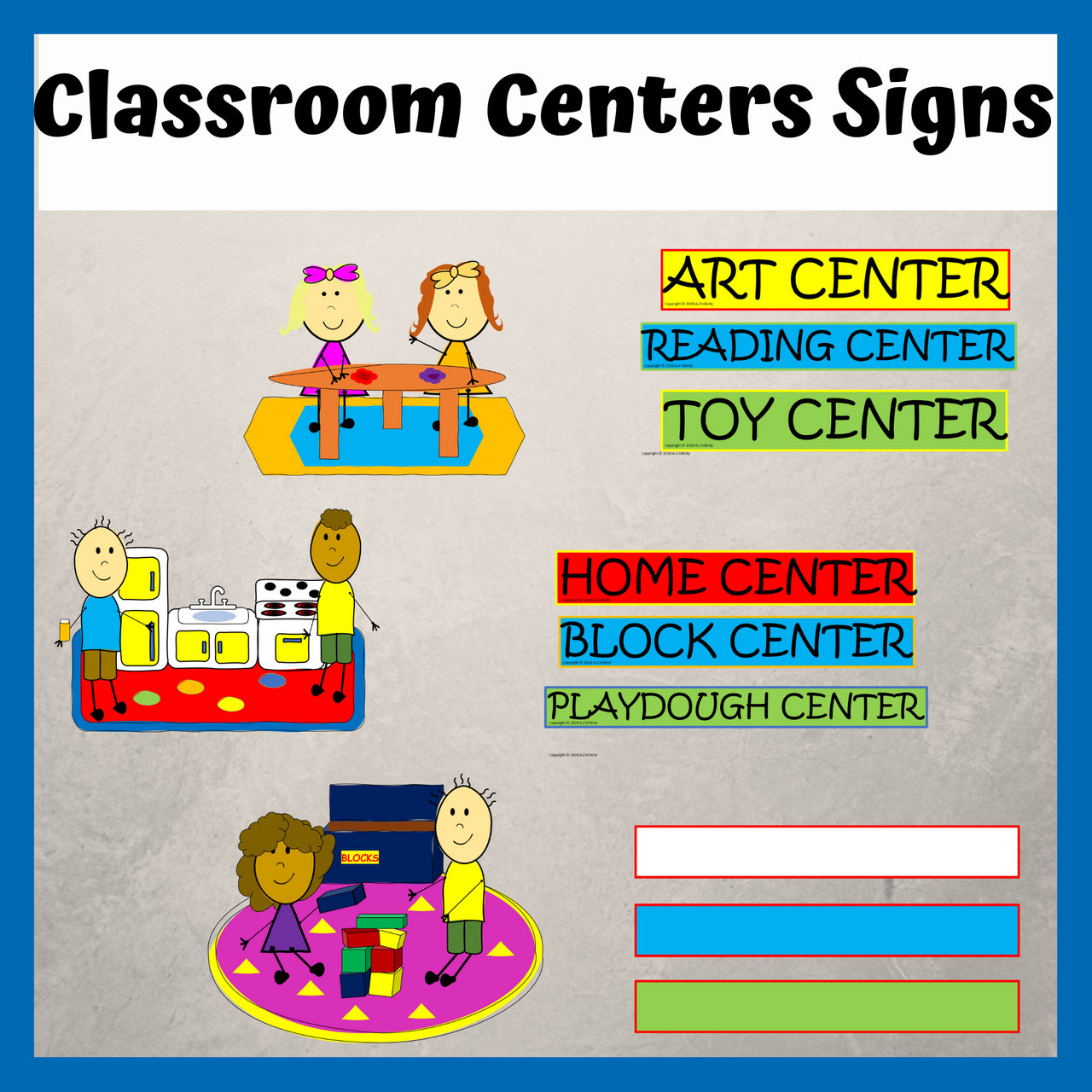 classroom-centers for Free Printable Preschool Center Signs With Objectives Classroom Centers for Free Printable Preschool Center Signs With Objectives
