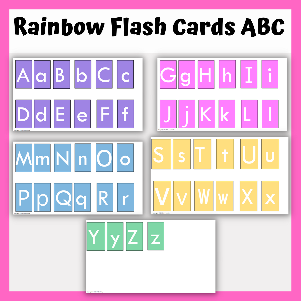 Printable ABC Flash Cards PDF