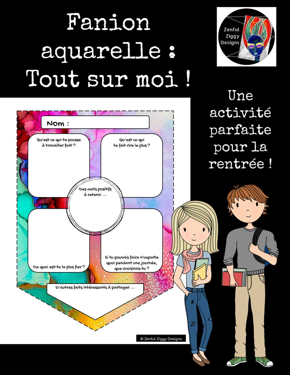 CE Qui est-ce? worksheet