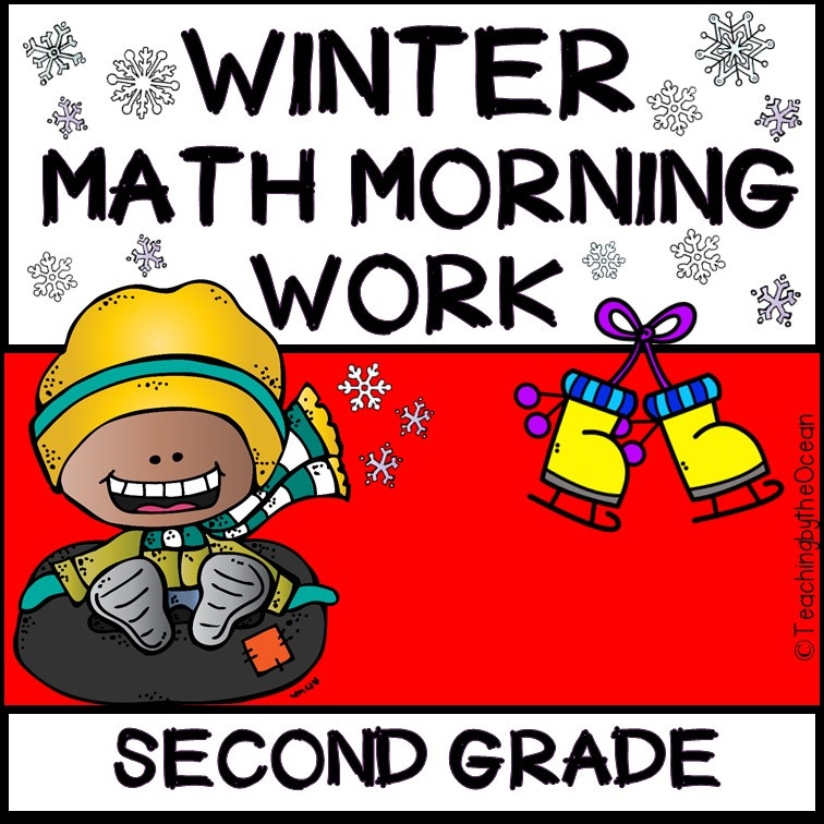 2nd Grade Morning Work - Math - Winter - Amped Up Learning