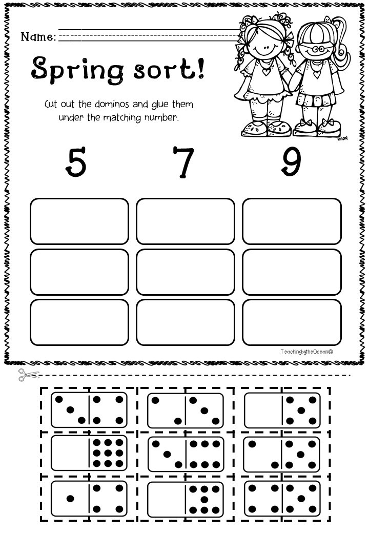 Kindergarten Math NO PREP Spring - Amped Up Learning
