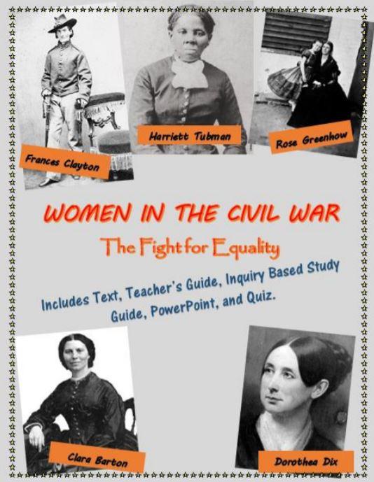 Women in the Civil War mini-unit, including text - Amped Up Learning