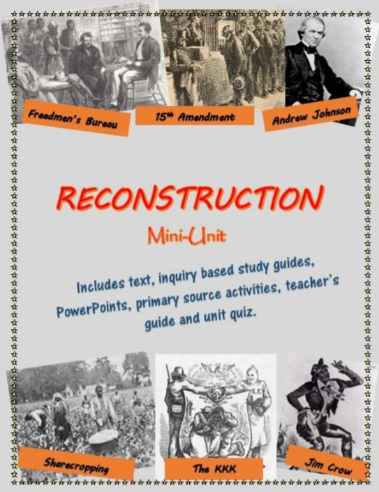 Reconstruction mini-unit, including text - Amped Up Learning