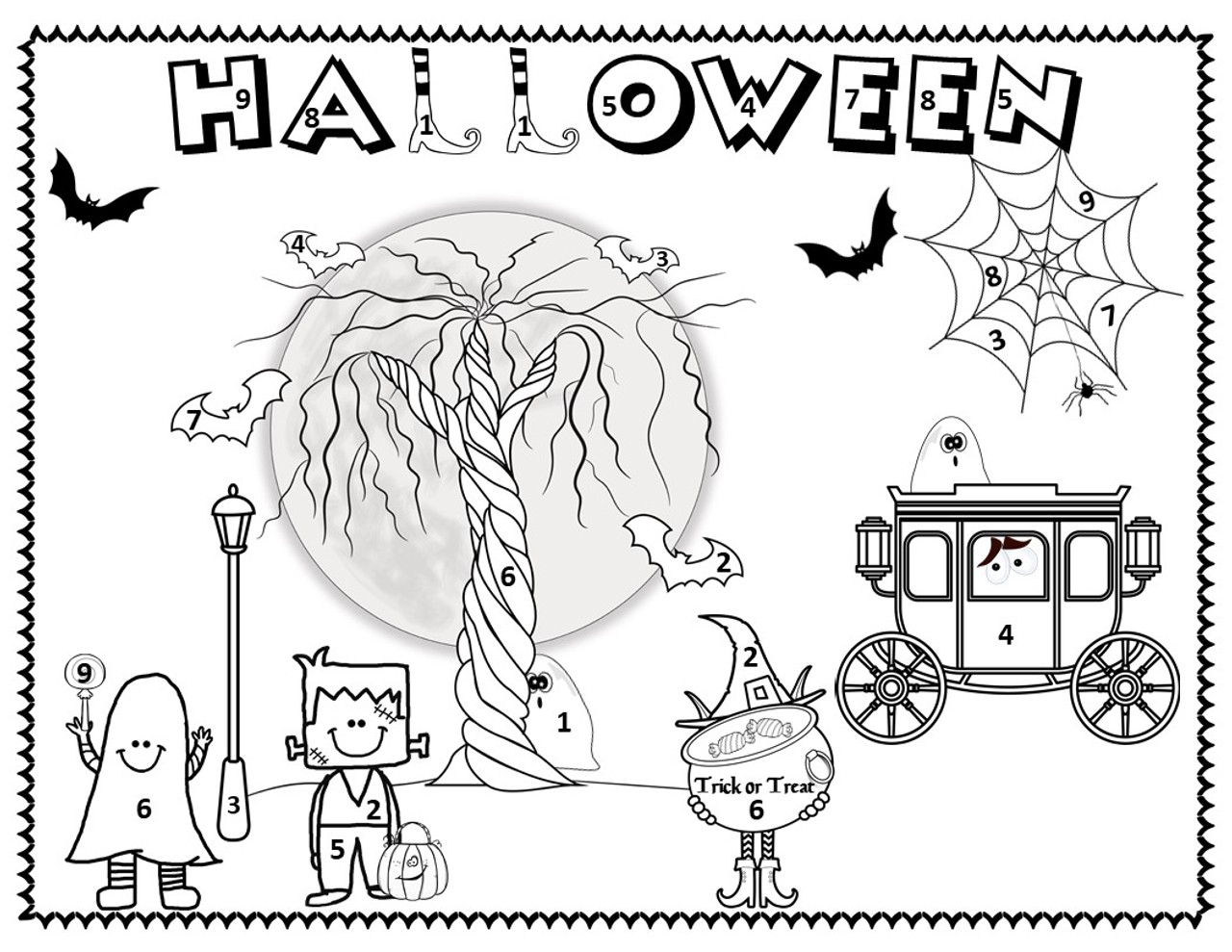  Sums of 10 - Halloween Addition Math Game and Activity - 1st and 2nd Grade 