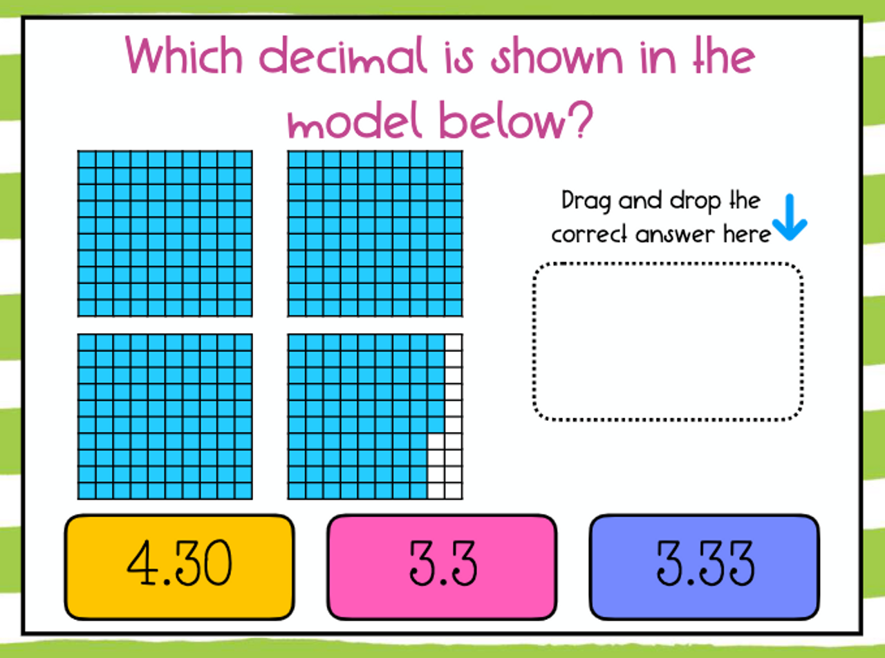 Add and Subtract Decimals Digital Boom Cards for Distance Learning