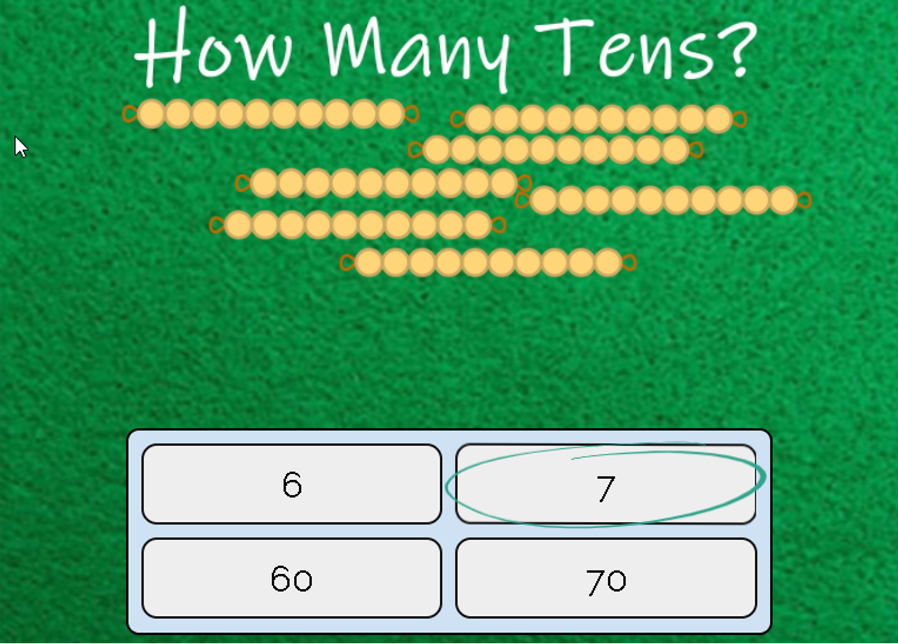 montessori boom power of 10 with golden beads math decimal system distance learning