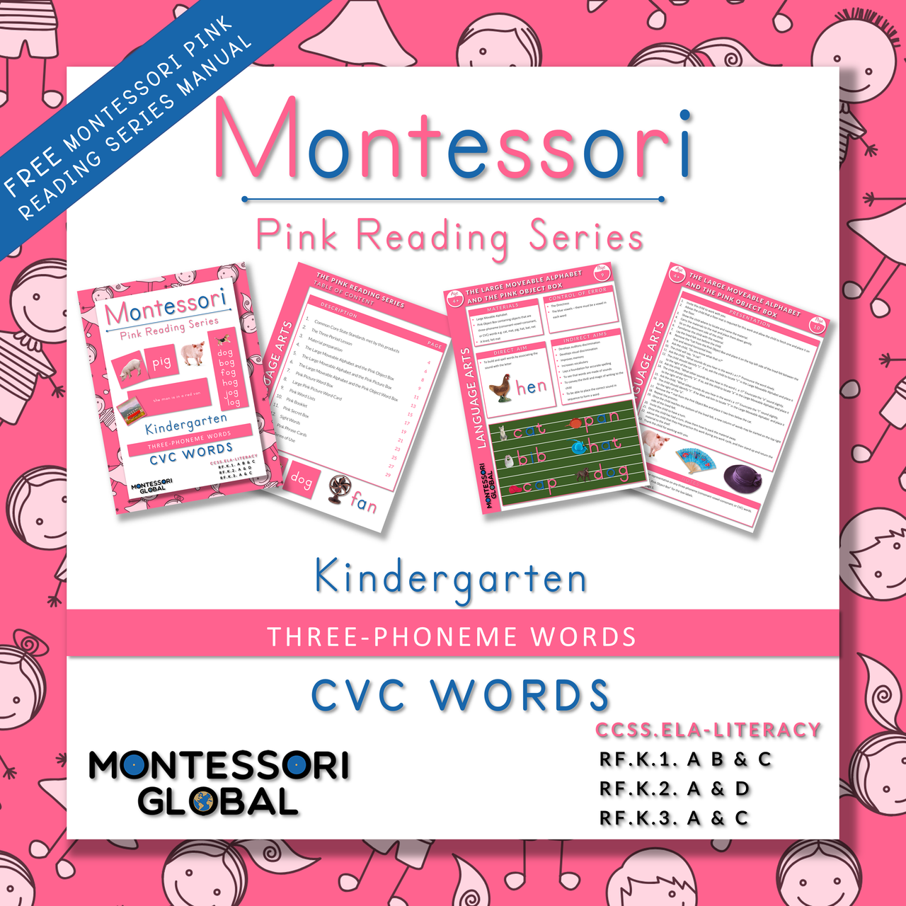 Montessori Pink Reading Series Teaching Manual