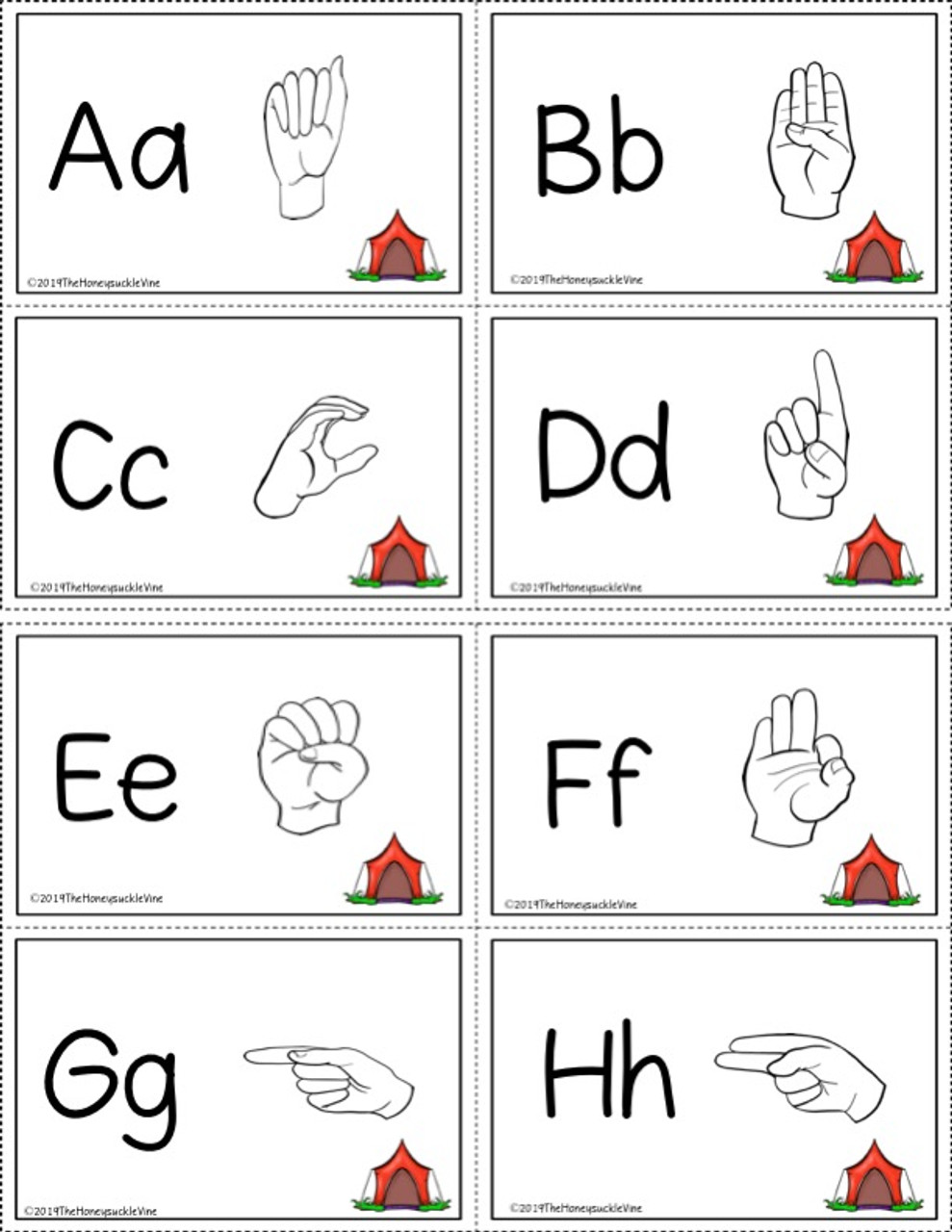 Alphabet cards