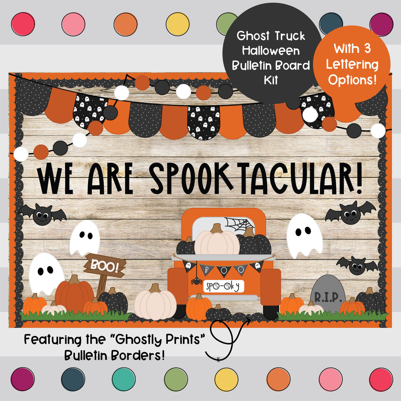 Spooktacular Halloween Bulletin Board Kit