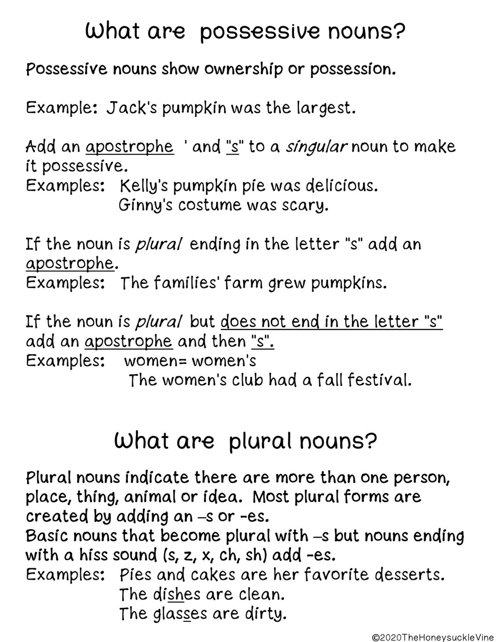 Fall Nouns No Prep Activities - Amped Up Learning