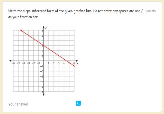 Slope-Intercept Form Assessment: Google Forms Quiz - 15 Problems ...