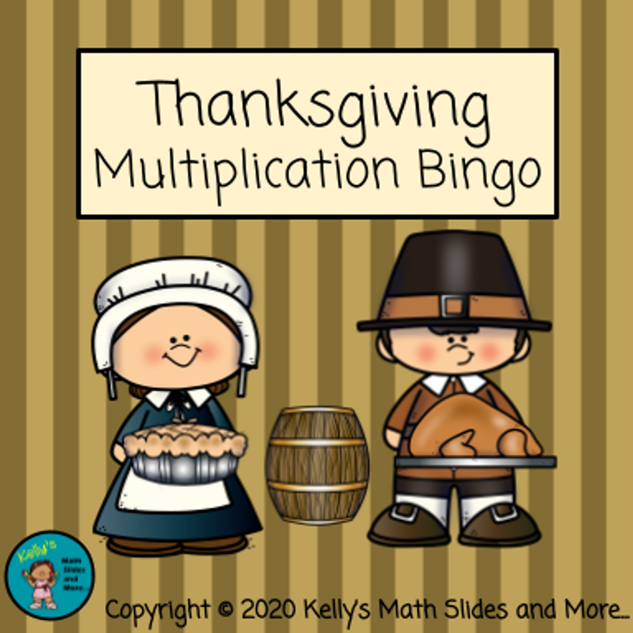 Thanksgiving Multiplication Bingo- Digital and Printable
