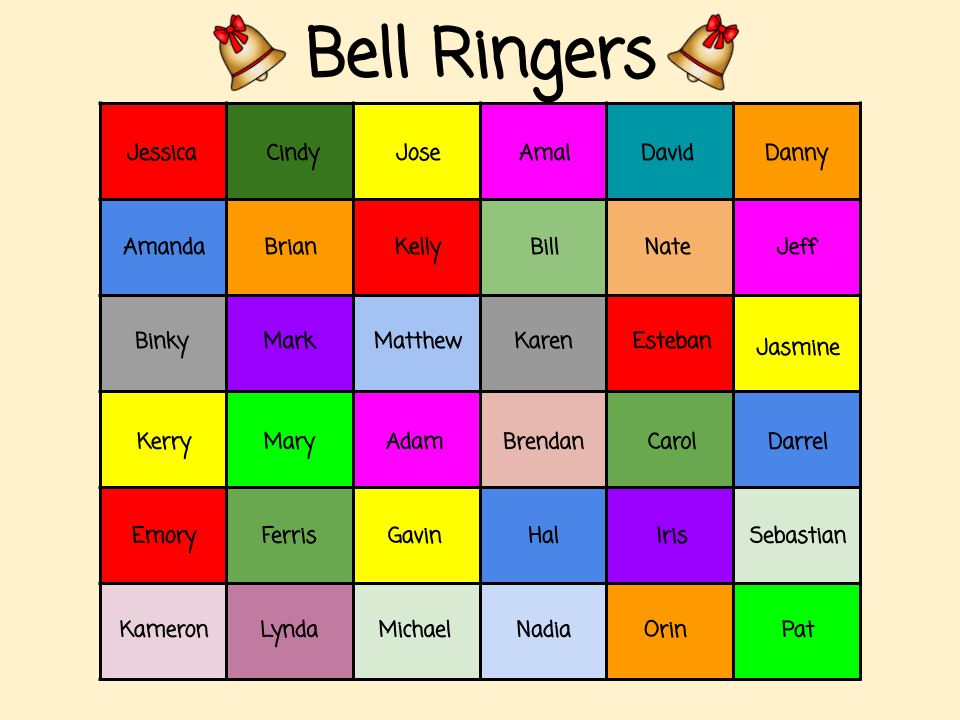 Bell Ringers Slide Deck Each Student Linked to a Slide Amped Up Learning