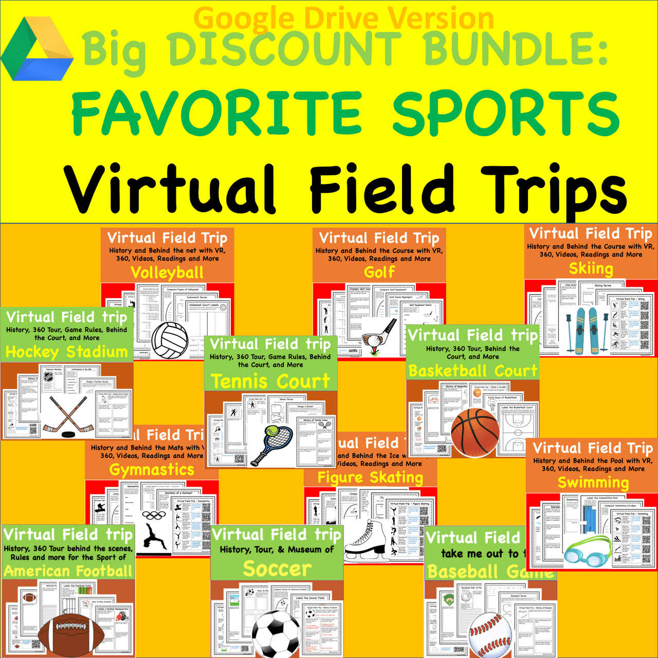 Digital Version: Mega Discount Bundle- Virtual Field Trip - Behind the ...