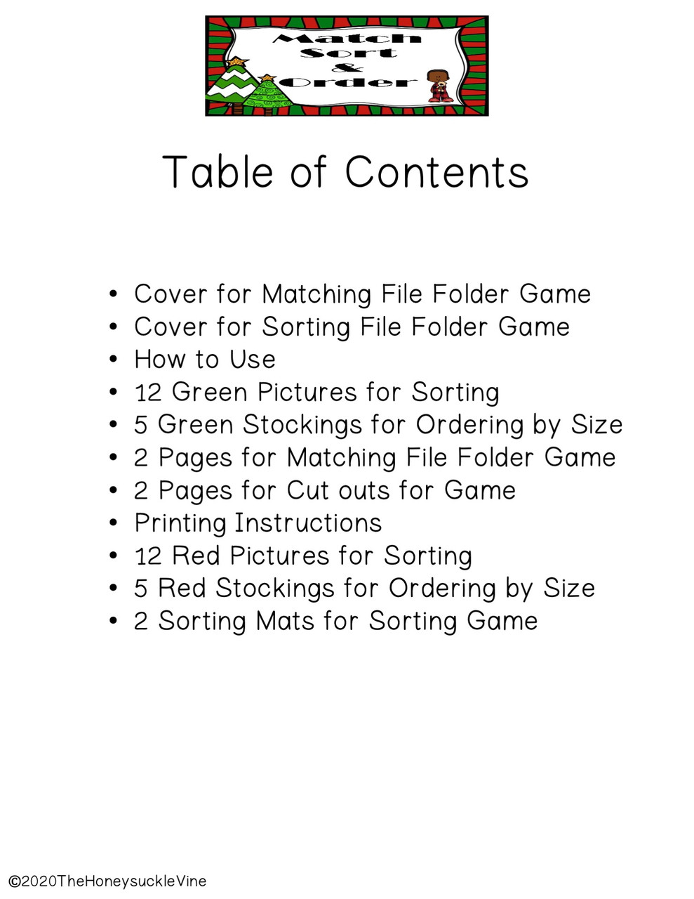 Table of Contents