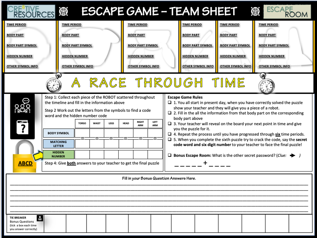 Math Detective Adventures: Password Crackers Game Worksheet