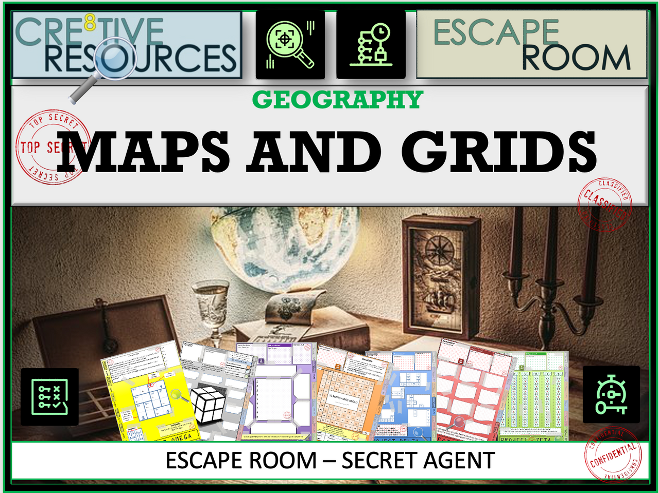 Maps and Grids Escape Room