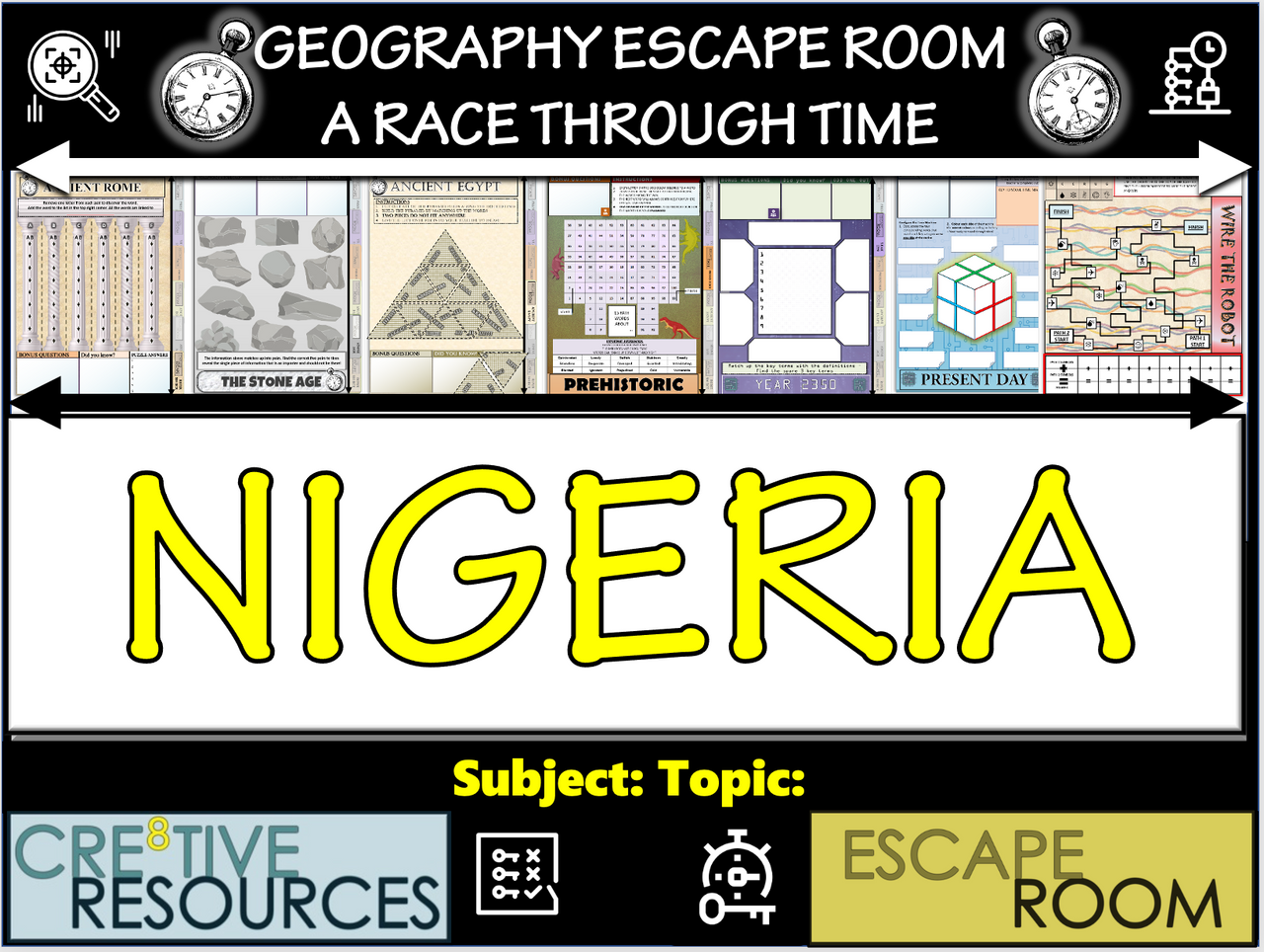 Nigeria - Geography Escape Room
