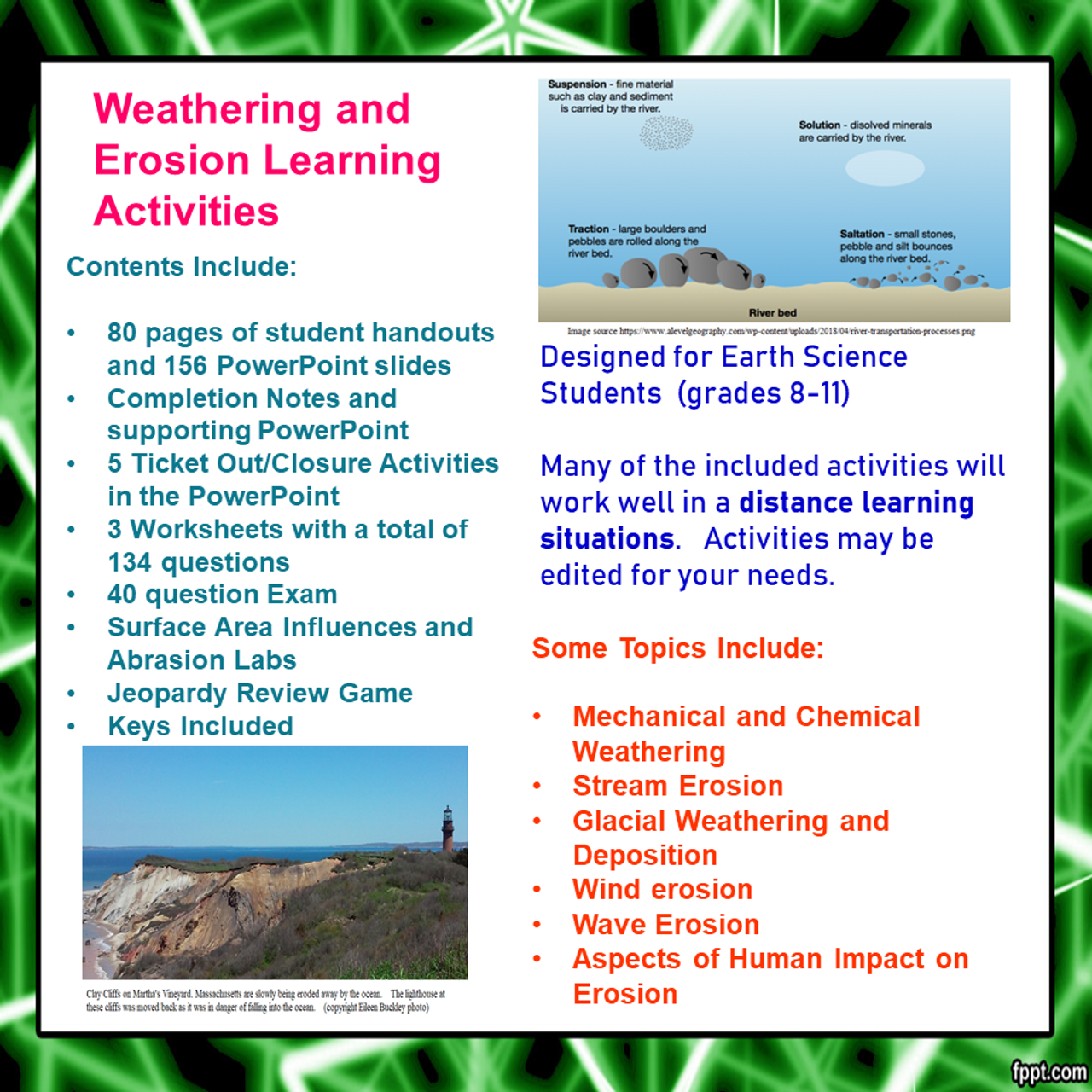 Weathering　Learning　and　Erosion　Activities